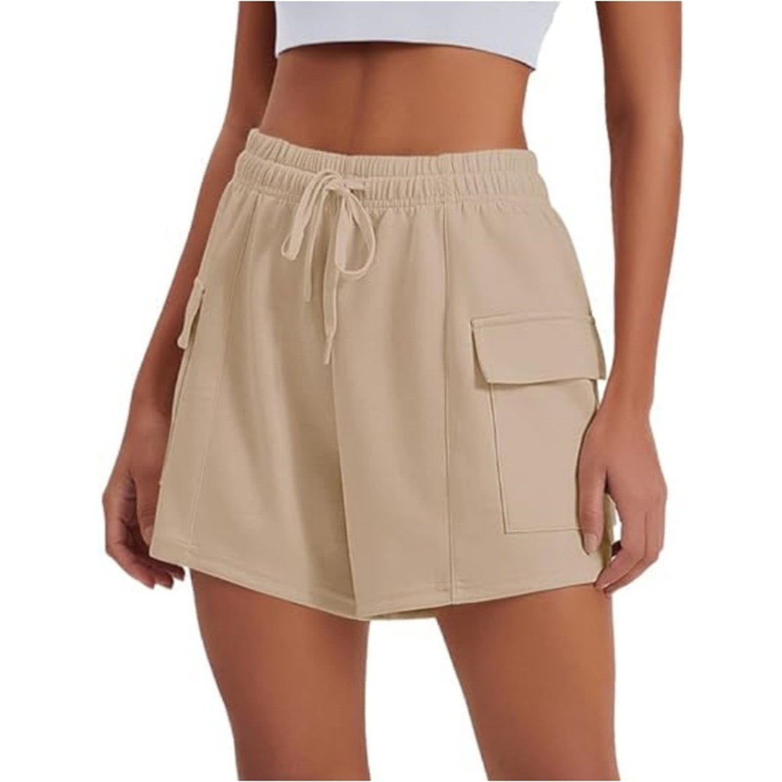 Clearance! Lisingtool Shorts for Women Sweat Shorts Women Comfy Soft