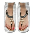 Clearance! Lisingtool Socks for Women 3D Pattern Sandals Print Socks