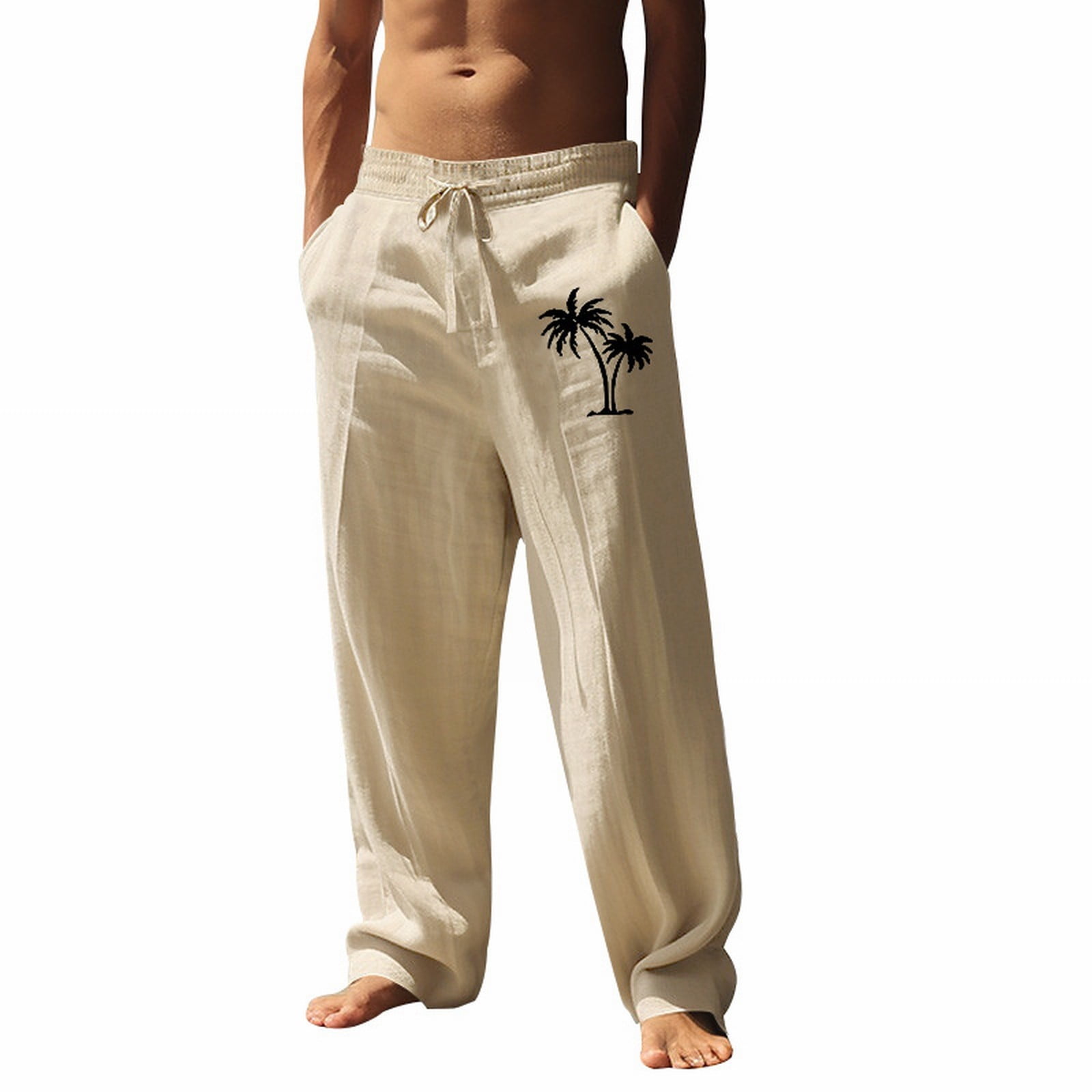 Clearance! Lisingtool Sweatpants for Men Men's Casual Fashion Solid