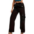 Clearance! Lisingtool Sweatpants Women Cargo Pants for Women High
