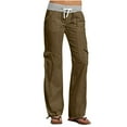 Clearance! Lisingtool Sweatpants Women Cargo Pants Women with Pockets