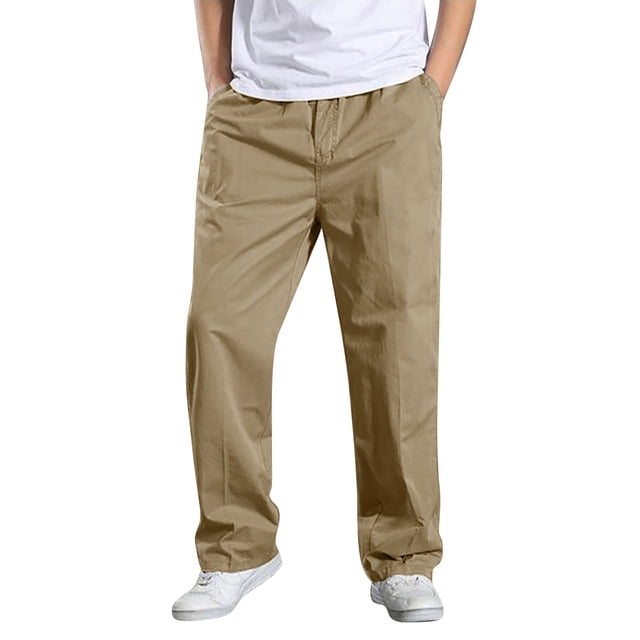 Clearance! Lisingtool Sweatpants for Men Men's Casual Fashion Solid