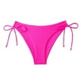 thumbnail image 1 of Clearance! Lisingtool Swim Suit Bottoms for Women 2025 Women String Tie Side Bikini Bottoms Moderate Coverage Swimsuit Bottom Low Waist Low Rise Bathing Suit Hot Pink, 1 of 5
