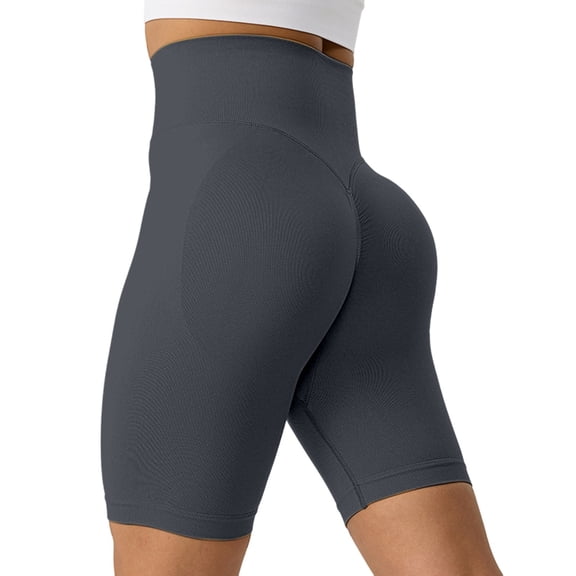 Clearance! Lisingtool Women's Hip Belly Belly Running Five Point Fitness Pants High Waisted Hip Tight Yoga Pants Navy on Clearance