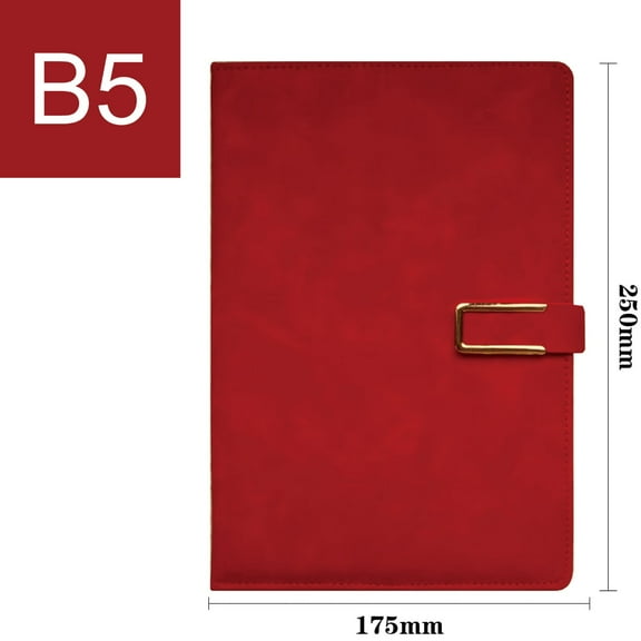 Clearance Lizhowu A5 Buckle Notebook With Logo Printed Business Notebook Meeting Record Stationery Learning Notebook.