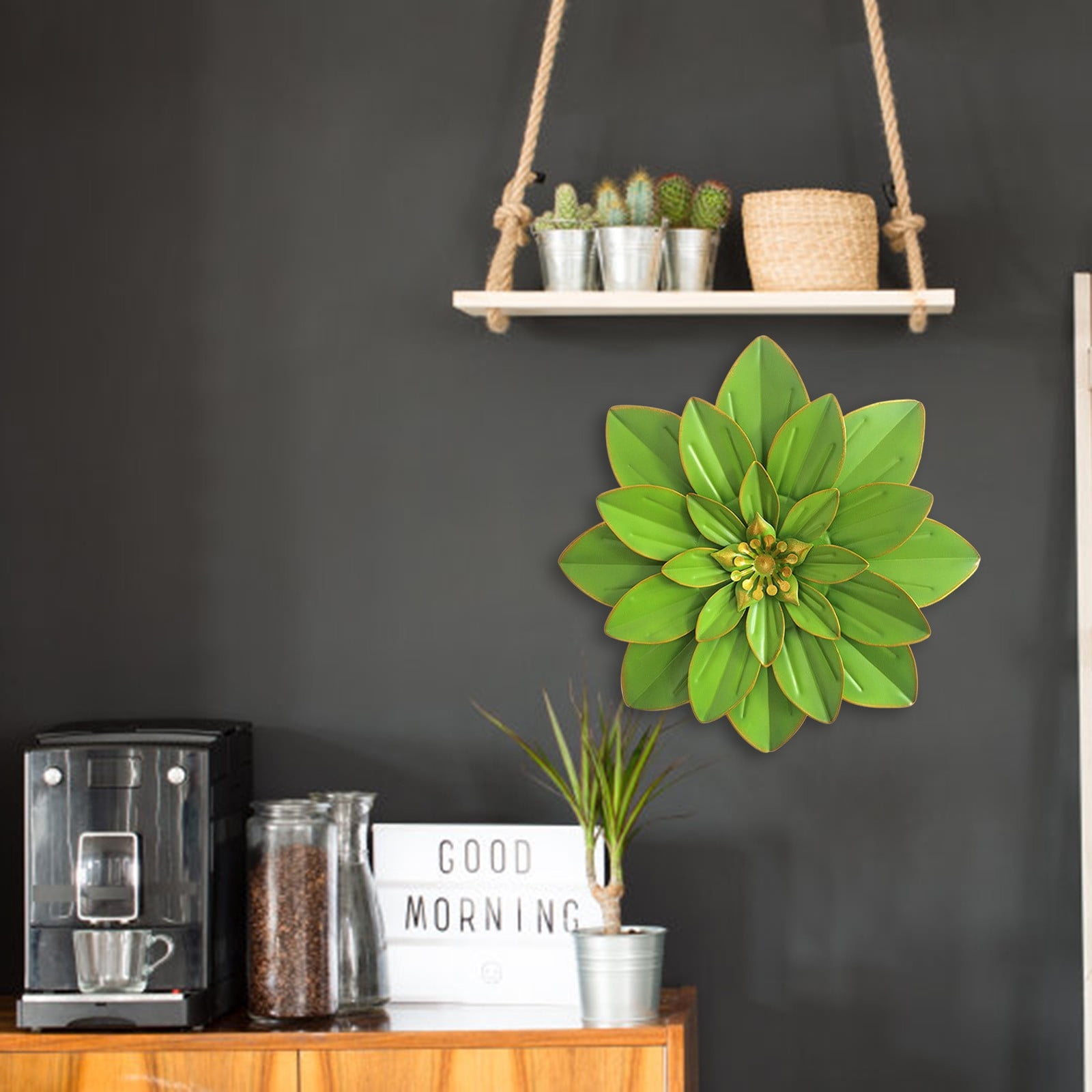 Clearance Lizhowu Ornament Pendant Decoration Rustic Wall Decor Metal