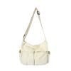 LXCFZAZC Lotpreco Canvas Messenger Bag Large Hobo Crossbody Bag with Multiple Pockets Canvas Shoulder Tote Bag for Women and Men