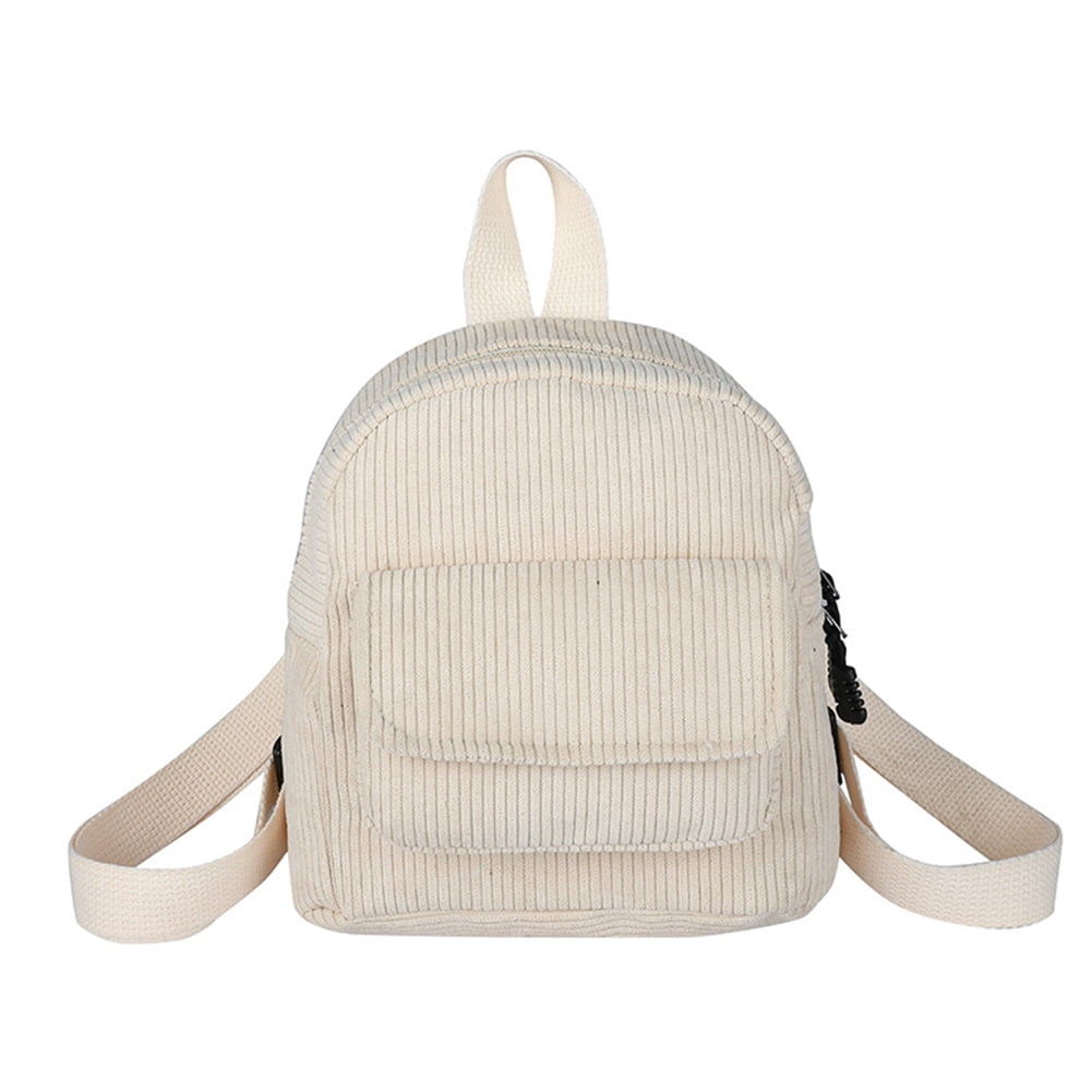 Ulzzang Style Korean Corduroy Backpack in Beige  Vintage backpacks, Womens  backpack, Backpack purse