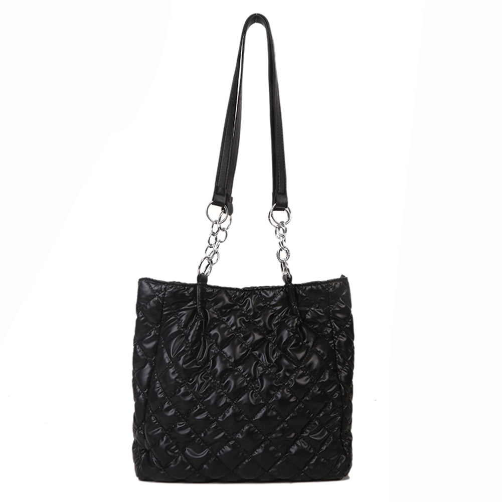 CHANEL Quilted Soft Leather Hobo Bag Black