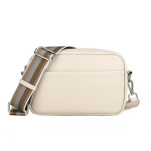 Clearance! Lotpreco Two Zip Small Crossbody Bag for women,Wide Strap Cell Phone Purse Shoulder Handbag Wallet with Credit Card Slots