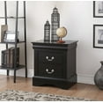 thumbnail image 1 of Clearance! Louis Philippe III Nightstand in Black 19503, 1 of 6