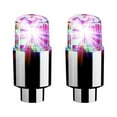 thumbnail image 1 of Clearance! Loyerfyivos 2 PCS LED Flash Tire Lights, Neon Spoke Flash Light Bulb Tire Valve Lights, Waterproof Wheel Tyre Valve Dust Cap, Auto Accessories for Car Truck Motorcycle Bike (Purple), 1 of 8
