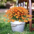 Clearance! Lssam Artificial Flowers4 Bunches Outdoor Artificial Daisy
