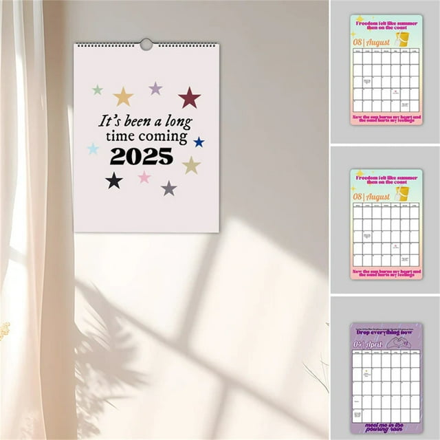 Clearance! Lssam Calendar 20242025 Wall Calendar 202420252025