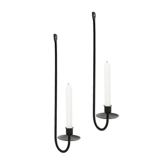 Clearance! Lssam Candle Holder Candlesticks Holders2pcs Metal Wall Candle Sconce Holder Wall Mount Candle Holders Modern Wall Candle Sconces Hanging For Living Room Farmhouse Fireplace Wedding 16.5