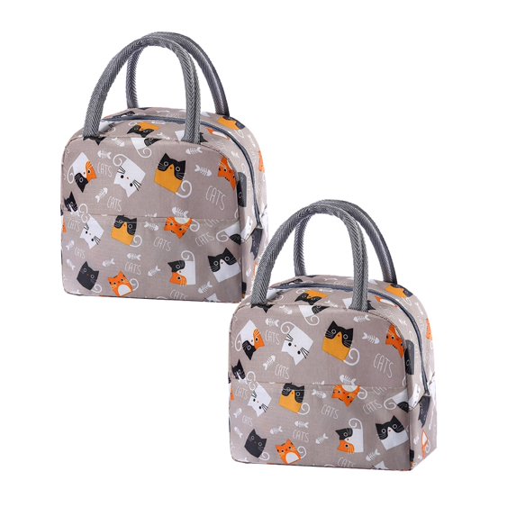 Clearance Lunch Bag under $6 Lunch Bag Insulated Lunch Box Women's Lunch Tote With Front Pocket Reusable Insulated Bag Women's Lunch Box Men's Work Picnic