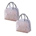 thumbnail image 1 of Clearance Lunch Bag under $6 Lunch Bag Insulated Lunch Box Women's Lunch Tote With Front Pocket Reusable Insulated Bag Women's Lunch Box Men's Work Picnic, 1 of 4