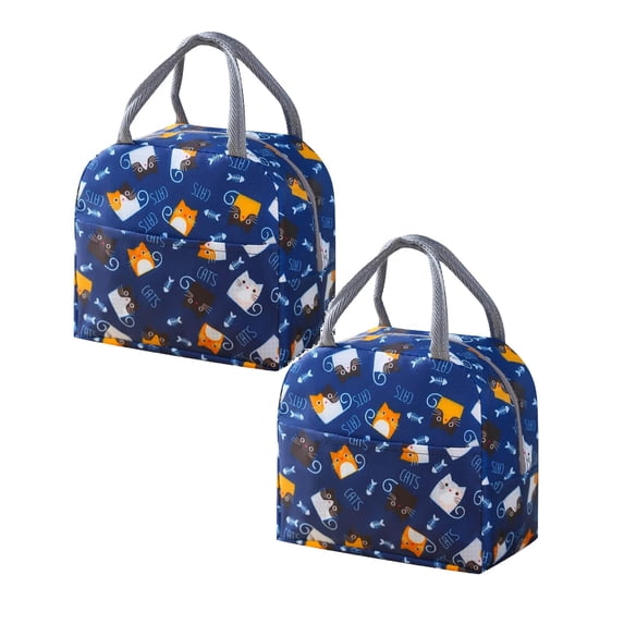 Clearance Lunch Bag under $7 Lunch Bag Insulated Lunch Box Women's Lunch Tote With Front Pocket Reusable Insulated Bag Women's Lunch Box Men's Work Picnic