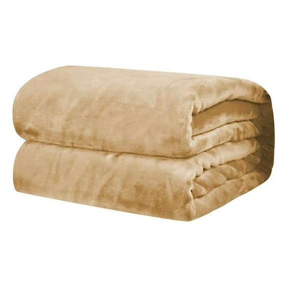 Clearance Lyinloo 27*39inch Super Soft Warm Solid Warm Micro Plush Fleece Blanket Throw Rug Sofa Bedding