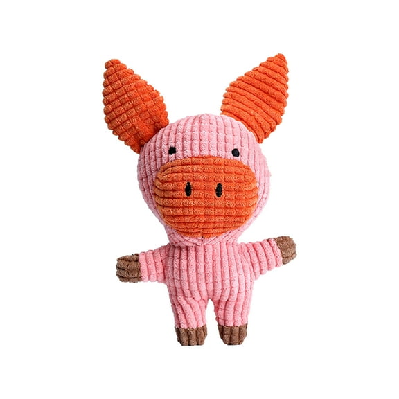 Clearance! MIARHB Squeake Dog Toy丨Plush Dog Toys丨Best Pet Supplies Dog Chew Toy for Small, Medium, and Large Breeds, Dog Chew Toys for Aggressive Chewers Dog Ball, Indestructible Dog Toy ,Pig