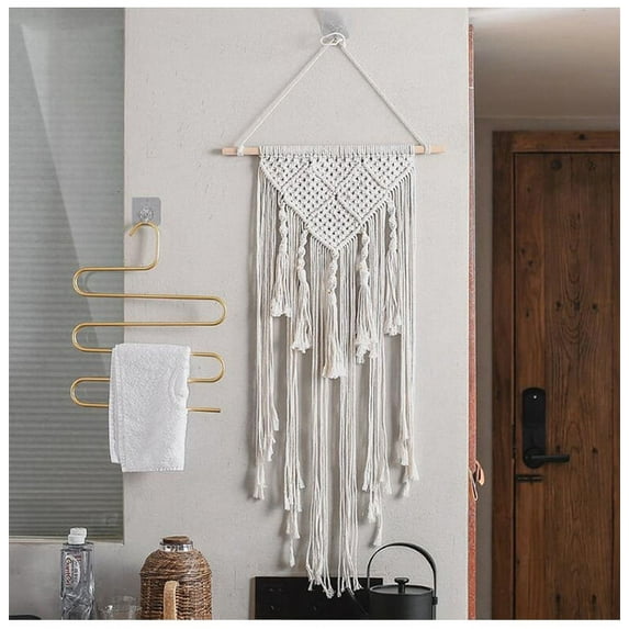 Clearance!!!Macrame Tassel Wall Hanging Tapestry Woven Tapestry Geometric Dream Catcher Boho Wall Décor for Bedroom Living Room Dorm Apartment Over Bed Wall Decor Backdrop