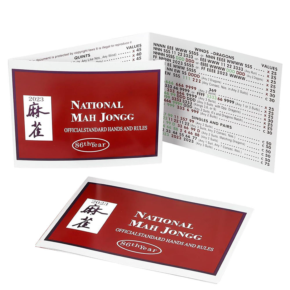 Clearance!Mahjong Cards 2024, 1PC National Mahjong Cards Official