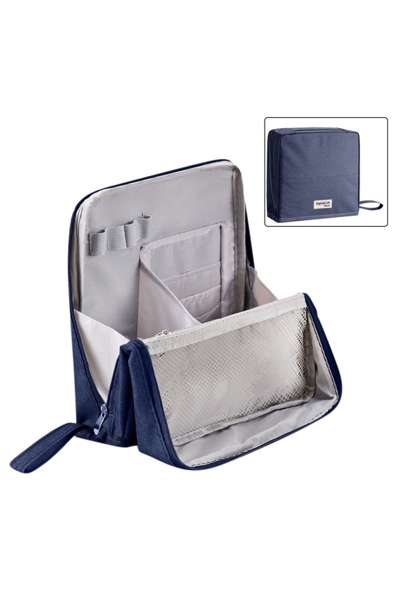 Clearance Makeup Travel Bag,Standing MakeupBag,Waterproof Portable Vertical Organizer For Women And Men ideal For Home, officee, Business , And Vacation,Pen