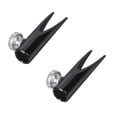 thumbnail image 1 of Clearance Manual Eyebrow Pencil Sharpener Metal Double U Shaped Slot Makeup Sharpening Tool For And Cosmetic Pencils Black And Silver, 1 of 9