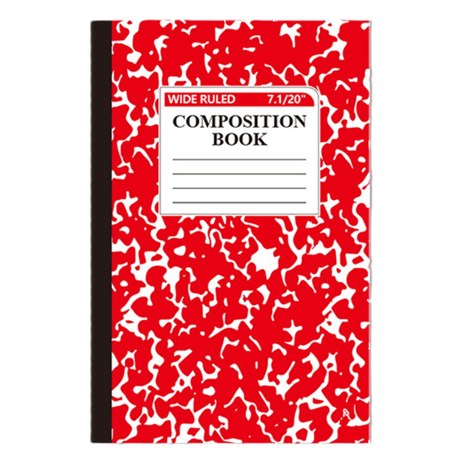 Clearance Marbled Exquisite Notebook Red, Red