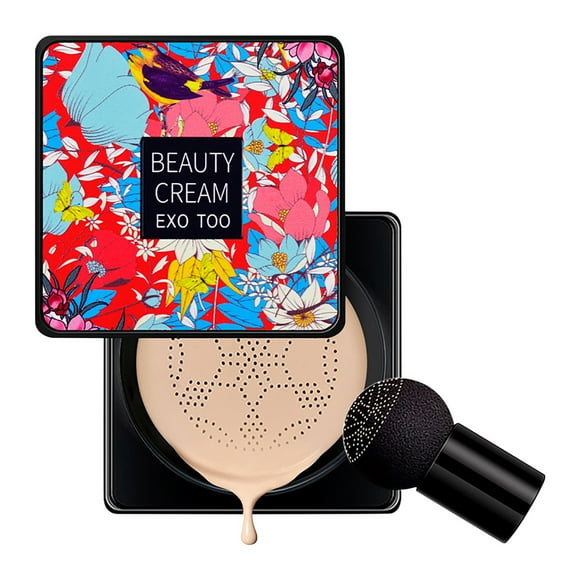 Clearance! Mcolor Air Cushion CC Cream Mushroom Head, Moisturizing Concealer Makeup Base, Primer Liquid Foundation Long Lasting