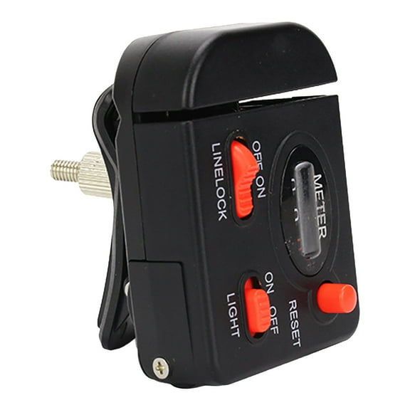 Clearance Measuring Tools under $10,Digital Display Fishing Line Length Counter Fishing Line Depth Finder With Light Clip On Rod Fishing Tackle Tool