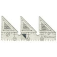thumbnail image 1 of Clearance Measuring Tools under $5,Creative Ruler Grids 45°Double Strip Ruler Non Slip Quarter Square Triangle Cutting Guide For Sewing, 1 of 8