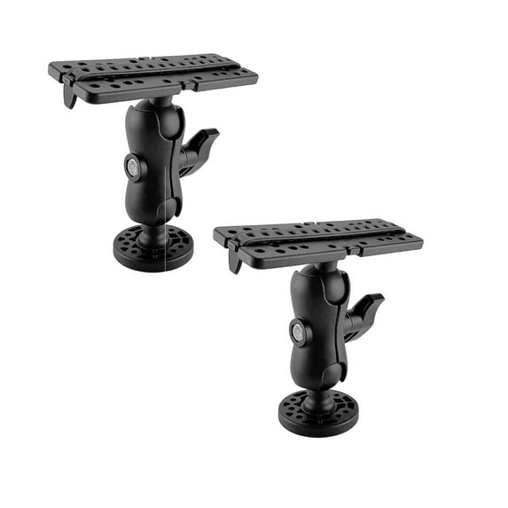 Clearance Measuring ruler under $20,Fish Finder Mount Base 360° Rotation Mount Fish Finder Bracket Nylon & Stainless Steel Electronic Fish Finder Holder For Marine Boat Kayak Pontoon Canoe Garm