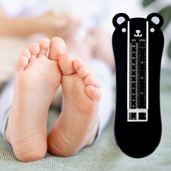 Clearance Measuring ruler under $5,1pcs Practical Children Online Chart Tools Devices Device With Baby Yellow Feet Toddler Foot Black And Infants Shoes Sizer Shape Sizing Buying Measurement Mea