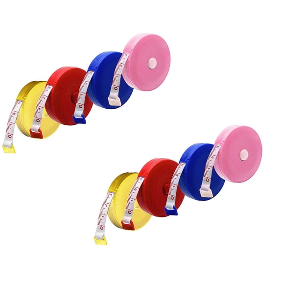 Clearance Measuring ruler under $5,1x Random Color Retractable Tape Measure Sewing Dieting Tapeline Ruler Tool 2PC