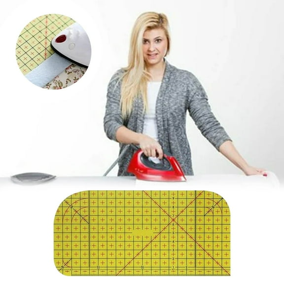Clearance Measuring ruler under $5,Hot Ironing Ruler Hot Ironing Measuring Ruler Patchwork Tools For Clothing Makin 1PC