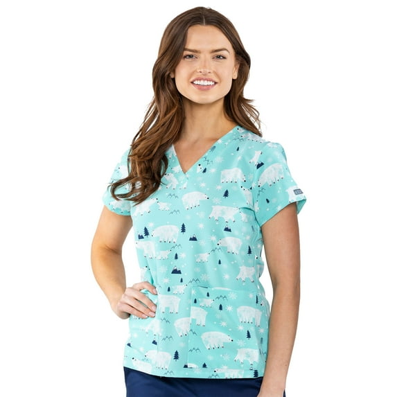 Clearance Med Couture Vicky Polar Flair Printed Top
