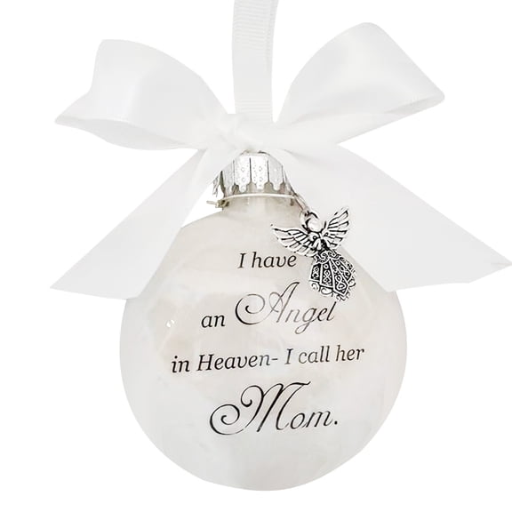 Clearance Memorial Hanging Ornament Ball Shape Commemorative Decor Remembrance Keepsake Gift Home Tree Wall Display Sympathy Angel Wing Heart Tribute Loved One Craft
