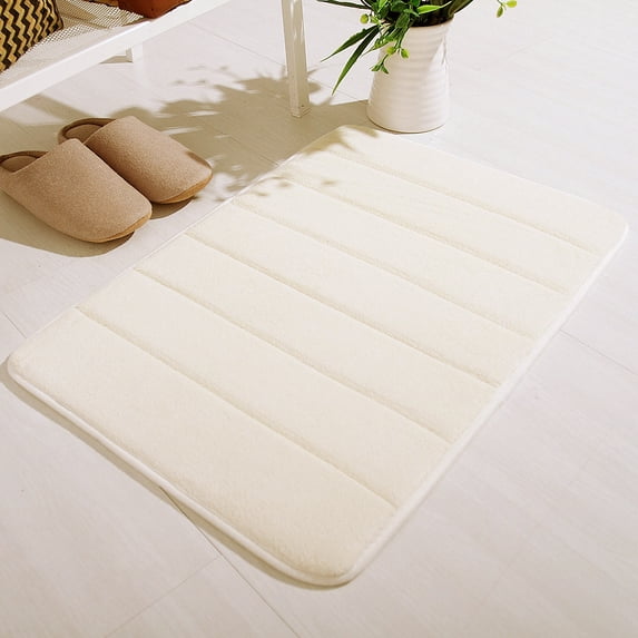 Memory Foam Bathroom Rugs, Ultra Soft and Absorbent Bath Mat, Thick Bath Rug for Bathroom Floor,23.6*15.7 in