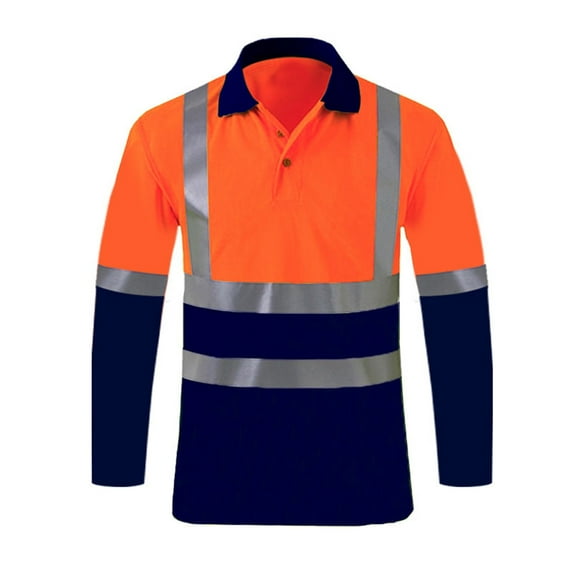 Clearance Men Shirts,High Visibility Sweatshirt For Men Pullover Hi Vis Hoodie Pullover Sweatshirt Reflective Long Sleeve Sweatshirt Tops