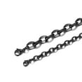 thumbnail image 1 of Clearance Men Women Chain Rolo Necklace,6mm/9mm Wide Stainless Steel/Black Metal/14K Gold Plated Cable Link Necklace Birthday Christmas Jewelry Gift, 18"-30", 1 of 7