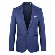 2025 Mens Blazers & Suit Jackets,Mens Suit Slim Fit One Button Solid Tuxedo Blazers Jacket Business Suits Wedding Party Homecoming Suits For Men