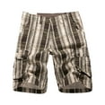 thumbnail image 1 of 2025 Men's Casual Shorts,Men's Shorts Men's Multi Pocket Pants Checkered Five Point Shorts Casual Loose Fitting Office Work Shorts, 1 of 5