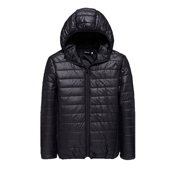Clearance Men's Puffer Jacket Waterproof Winter Parka jacket Warm Thicken Ski Coat Lightweight Insulated Puffy Jackets with Hood