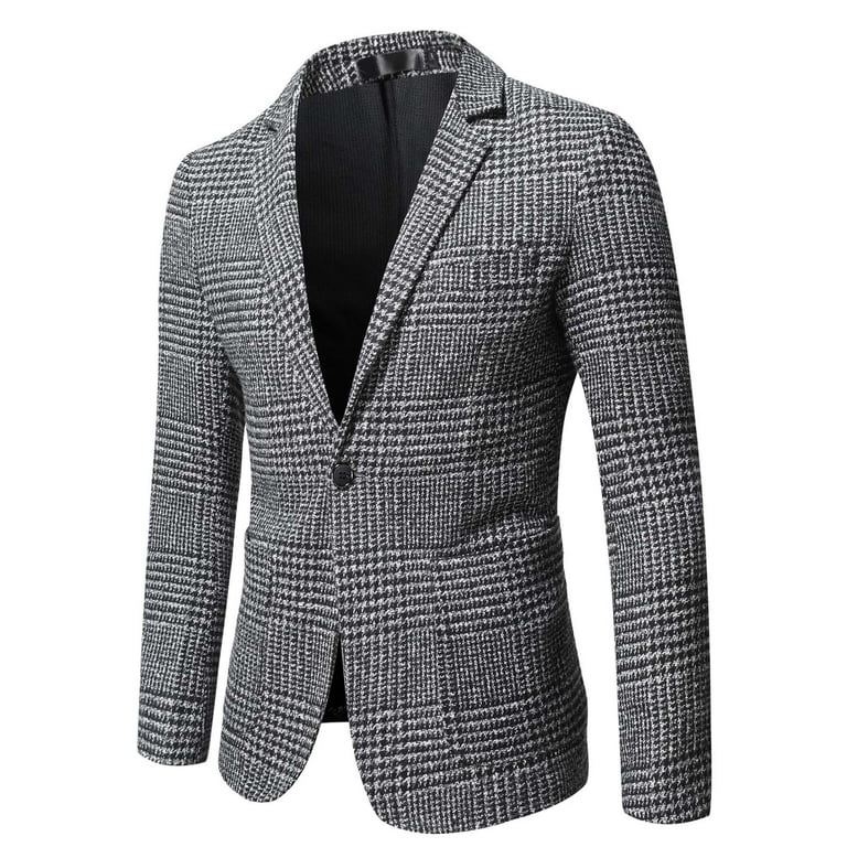 Mens Casual Suit Blazer Jackets Lightweight Sports Coats One