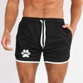 thumbnail image 1 of Clearance Mens Shorts, Man Printing Casual Sports Running Training Pocket Drawstring Shorts, 1 of 6