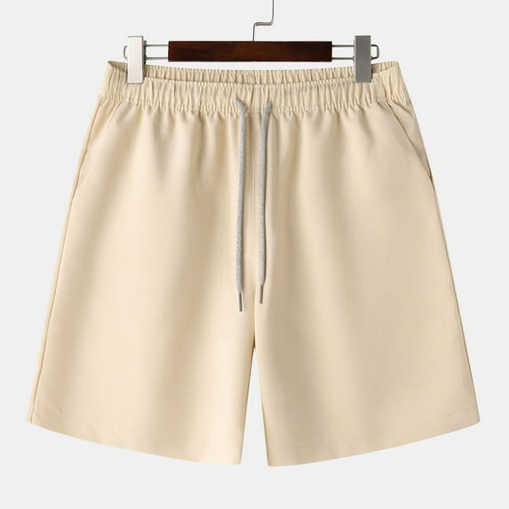 Clearance Mens Shorts, Men Casual Solid Summer With Pockets Drawstring Middle Waist Sport Short Pants