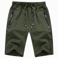 thumbnail image 1 of Clearance Mens Shorts, Men's Summer Fashion Solid Color Casual Shorts Multi-Pocket Cargo Shorts, 1 of 3