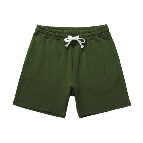 Clearance Mens Shorts, Mens Casual Fashion Solid Shorts Drawstring Elastic Waist Shorts Pants