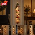 thumbnail image 1 of Clearance!Merry Cascade Glowing Christmas Tree Door Hanger, Warm Led Lighted 3D Dimensional Holiday Hanging Decor, for Front Door, Wall, Window & Covered Indoor Outdoor Entryway,Home Decorations, 1 of 8